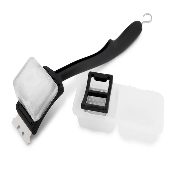 Broil King Grillpro Ice Brush with Tray, Black & White - 3 Piece 8050109 - main